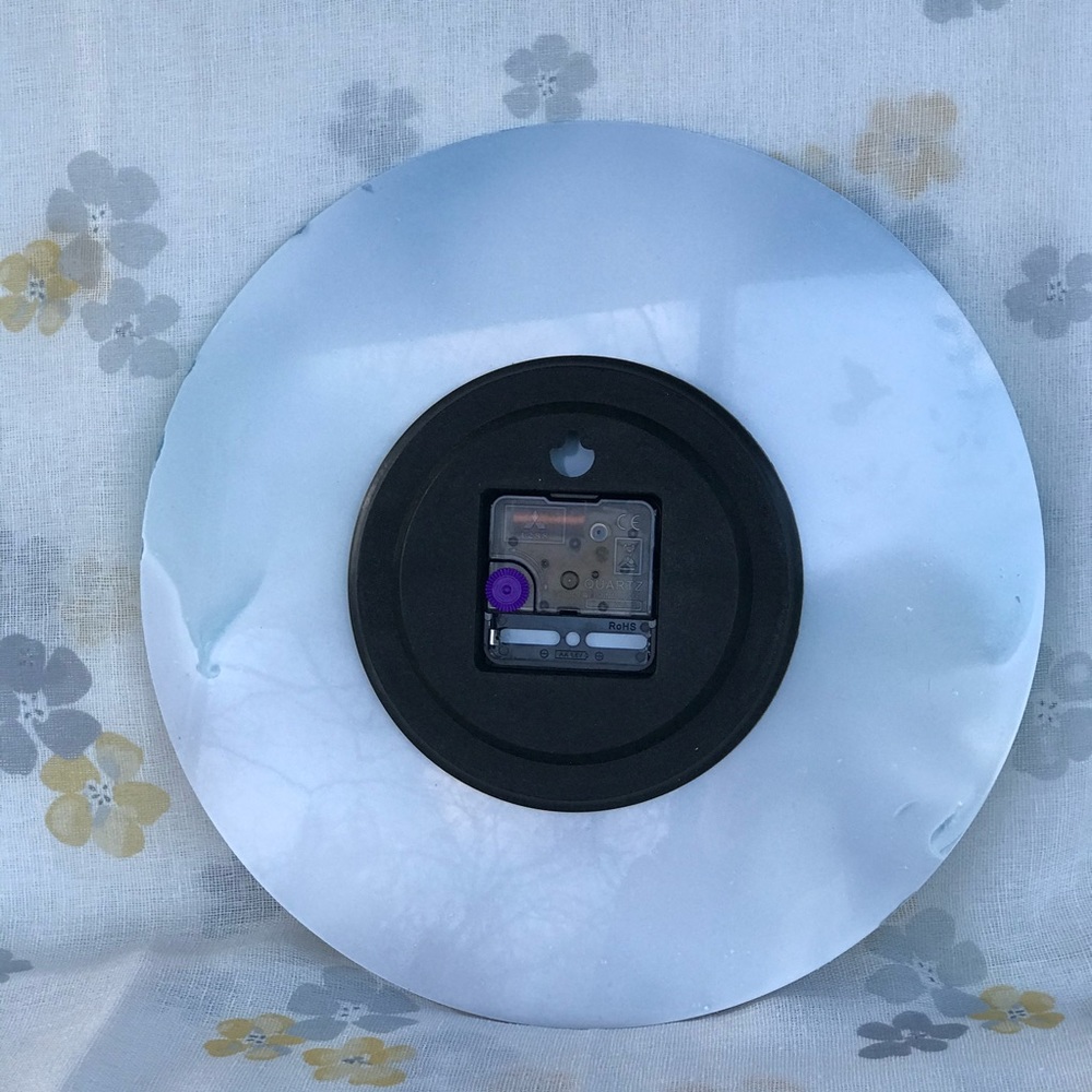 3D resin wall clock, modern wall art ocean waves - Picture 5 of 5